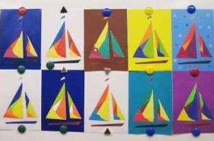 Hier sind einige lustige Boote, die mit der Iris-Folding-Technik aus Papier hergestellt werden können: