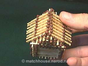 domik-iz-spichek037 Hvordan lage et slott av fyrstikker med egne hender