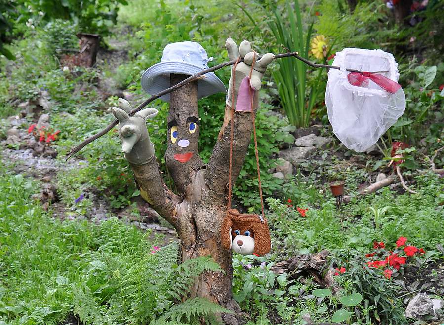 Foto von Holzhandwerk für den Garten