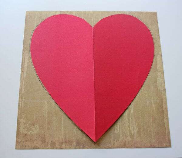 DIY papir valentine med barn