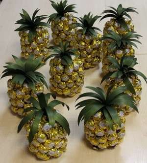 En annen ananas er klar.