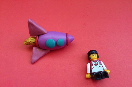 Plastilin-Rakete - Meisterklasse, Foto 7