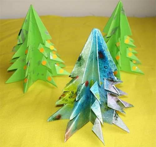 origami -håndverk for det nye året