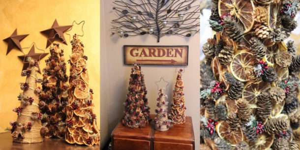 DIY vánoční strom řemeslo