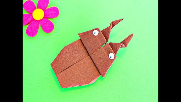 Origami brouk