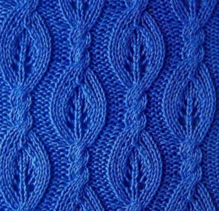 Dichte Häkel- oder Strickmuster mit Diagrammen und Beschreibungen