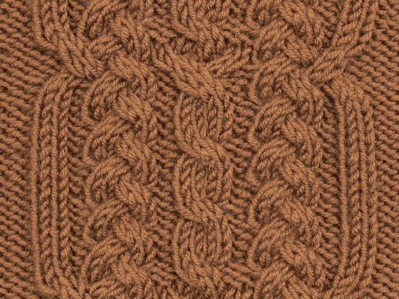 Dichte Häkel- oder Strickmuster mit Diagrammen und Beschreibungen
