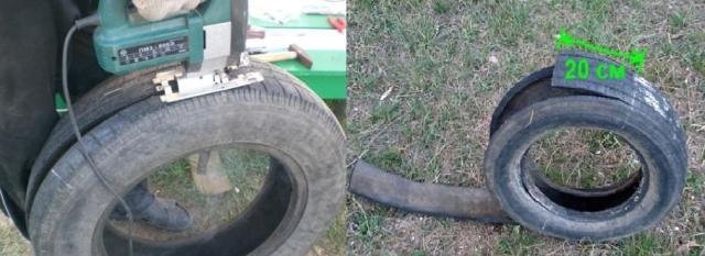 řemesla pneumatik pro automobily - labuť