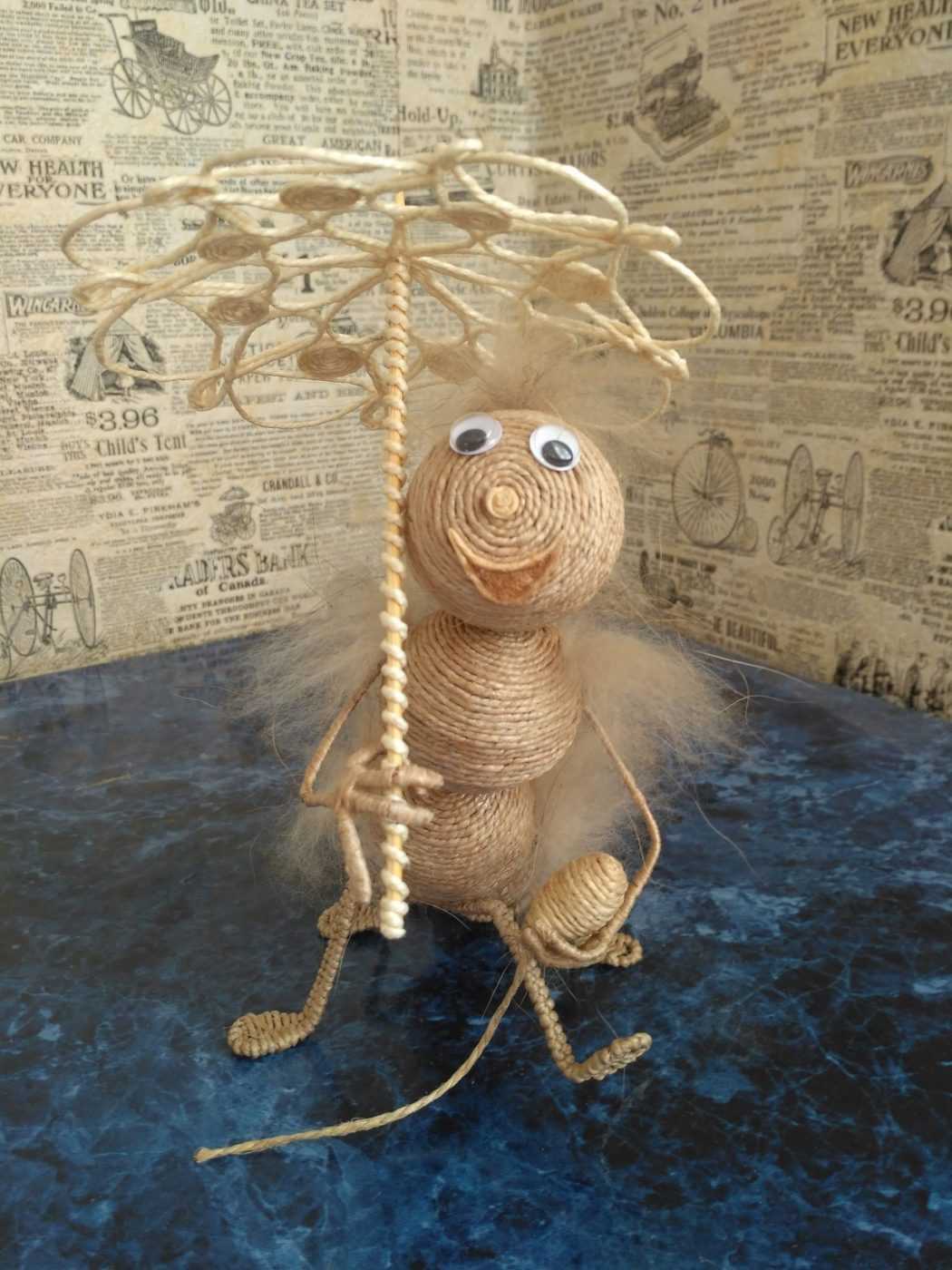 DIY jutová řemesla krok za krokem: snadné pokyny s fotografiemi a popisy
