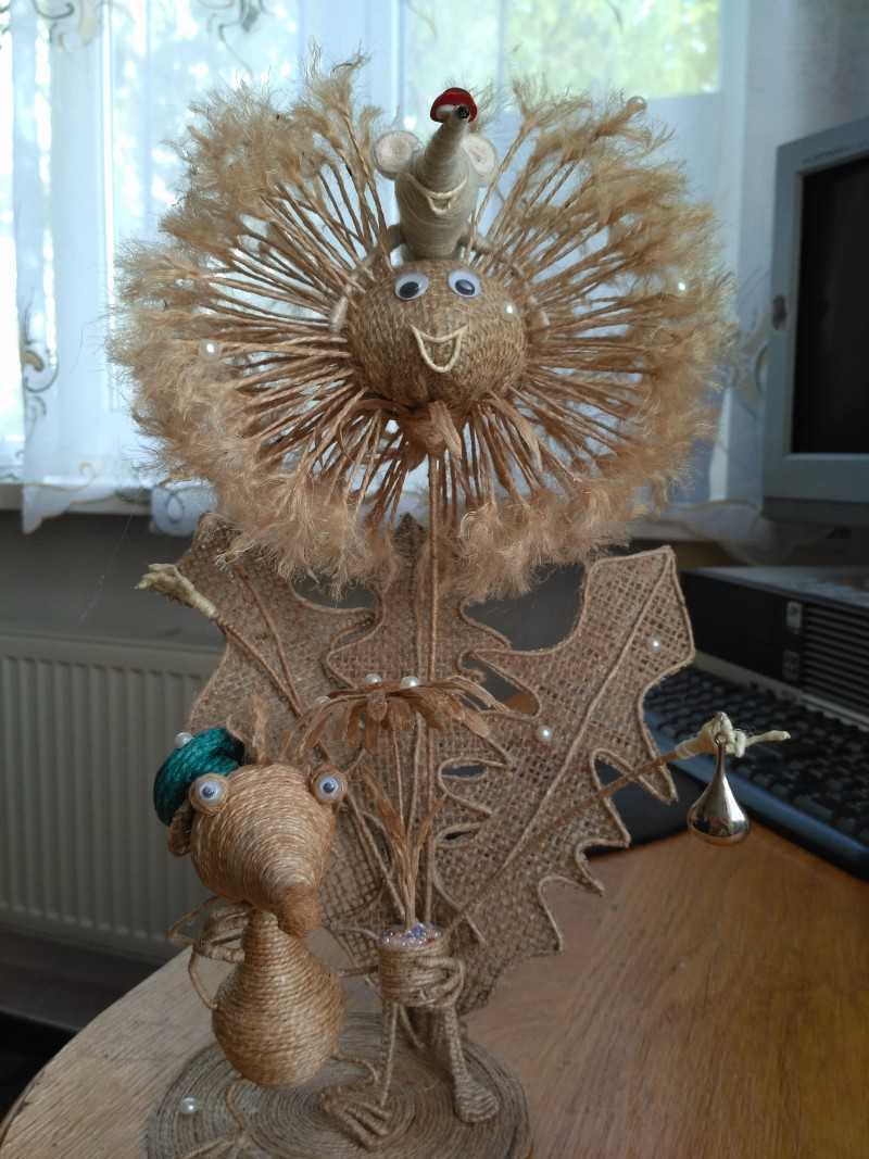 DIY jutová řemesla krok za krokem: snadné pokyny s fotografiemi a popisy