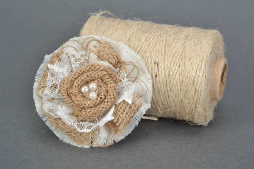 DIY jutová řemesla krok za krokem: snadné pokyny s fotografiemi a popisy