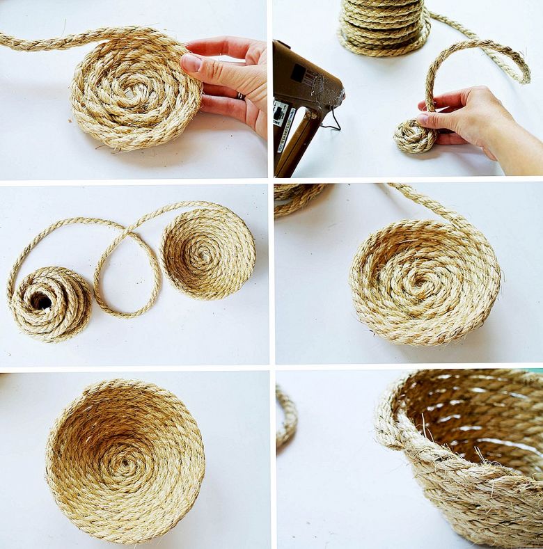 DIY jutová řemesla krok za krokem: snadné pokyny s fotografiemi a popisy