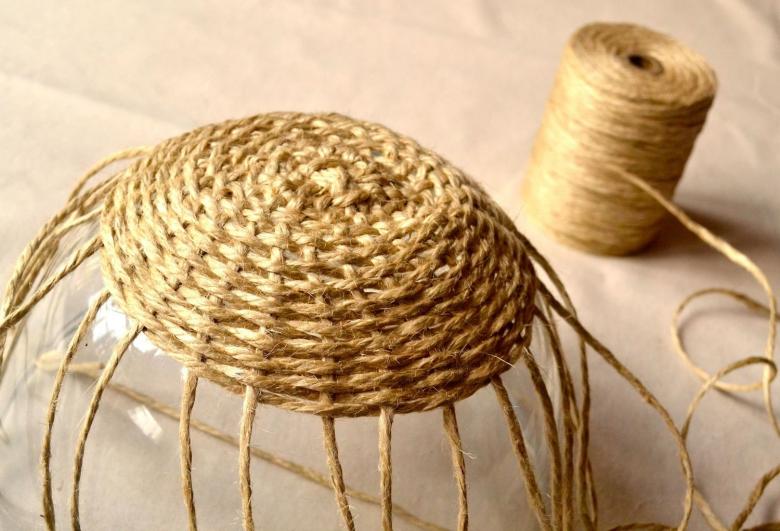 DIY jutová řemesla krok za krokem: snadné pokyny s fotografiemi a popisy