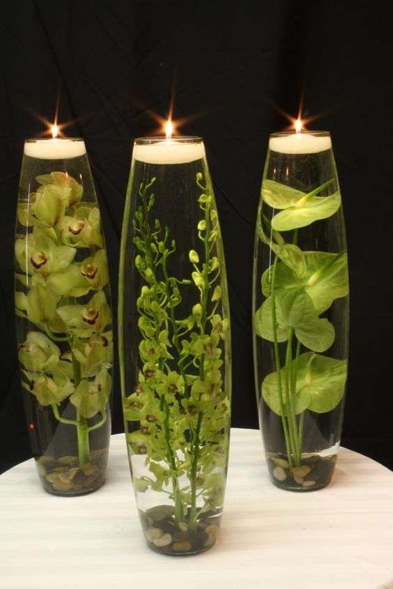 Kerzenständer aus einem Glas mit eigenen Händen für das neue Jahr