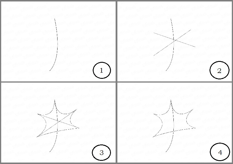 Eine Vorlage zum Zeichnen und Schneiden eines Ahornblatts - wie man ein Ahornblatt zeichnet, ein Ahornblatt in Etappen zeichnet