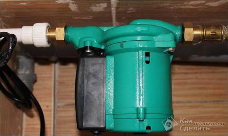 Pumpe for å øke vanntrykket i leiligheten