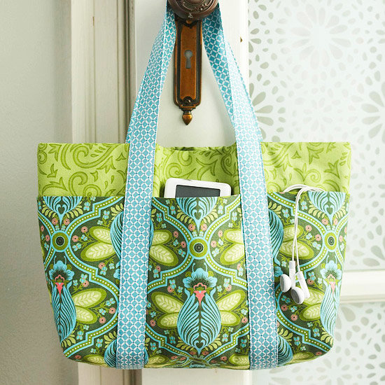 DIY sommerpose laget av stoff