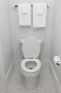 Toilettenraum mit Toilette
