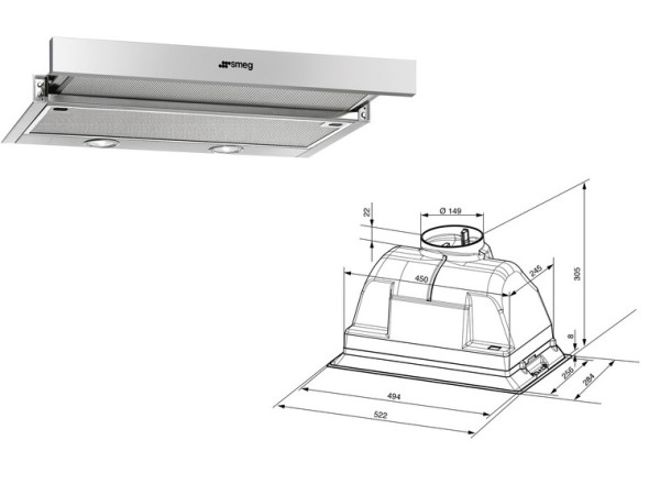 הוד Smeg KSET 610 X